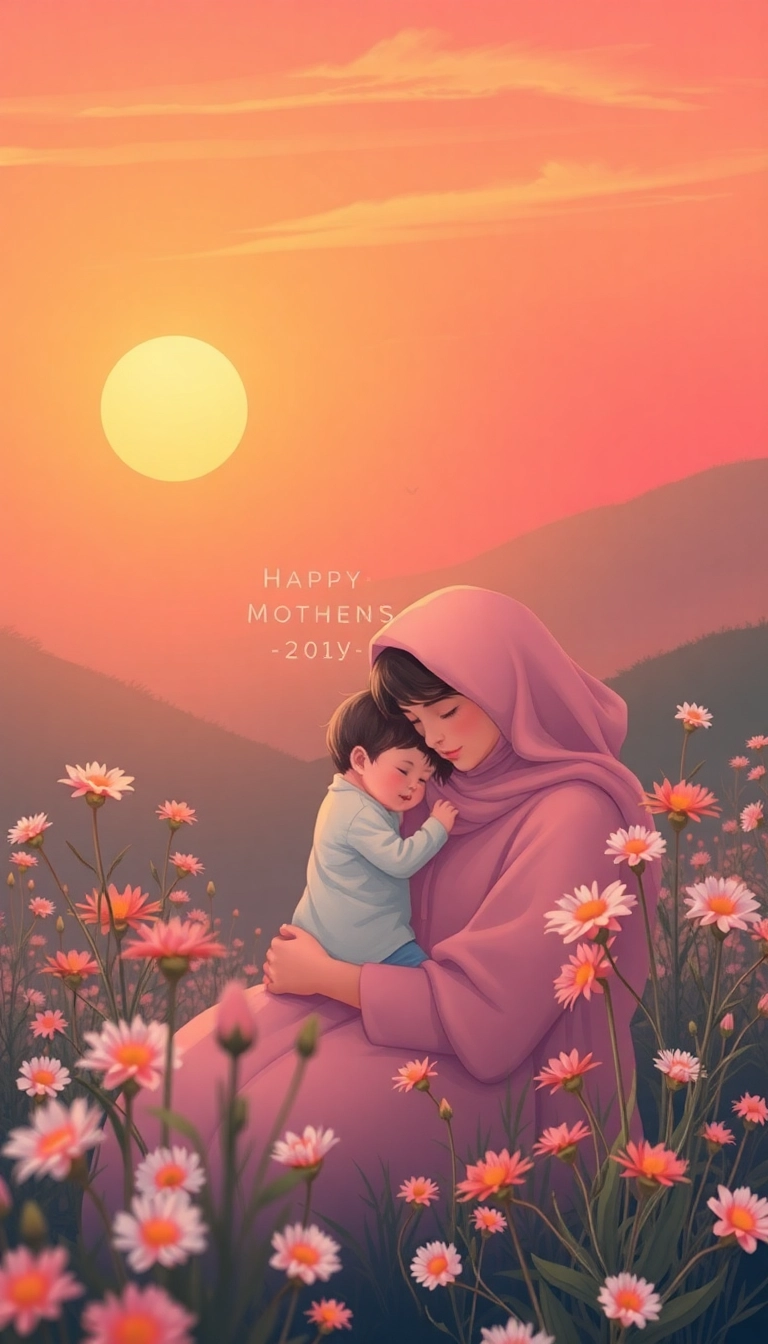 mom and baby
